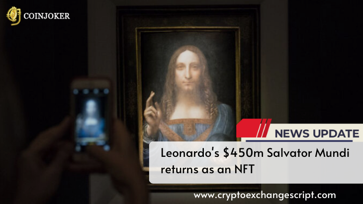 Leonardo's $450M Salvator Mundi Returns as an NFT