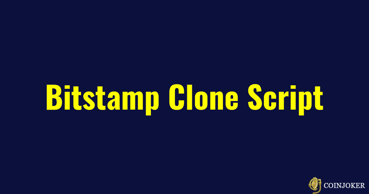 Bitstamp Clone Script Development