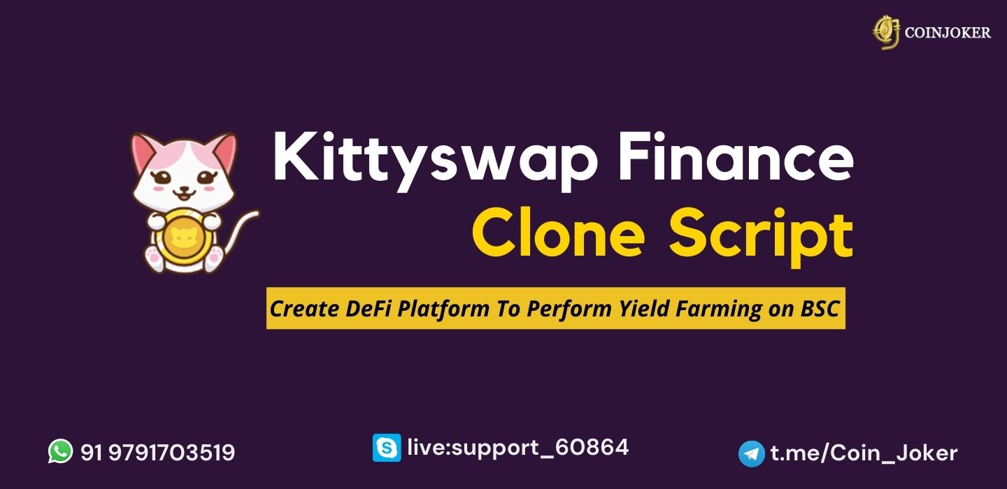 Kittyswap.finance Clone Script - To Build A DeFi DEX Platform on Binance Smart Chain