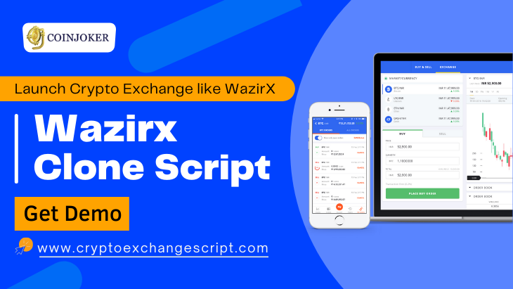 Wazirx Clone Script - To Start a Cryptocurrency Exchange Platform like Wazirx